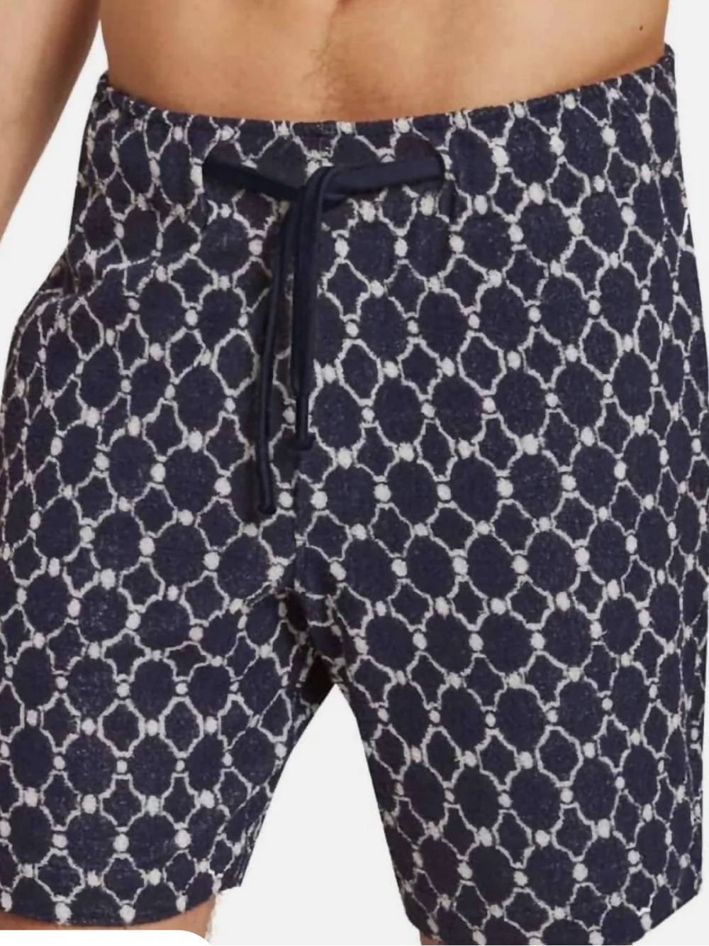 Orlebar Brown Trevone Geo Tile Short Navy SZ M